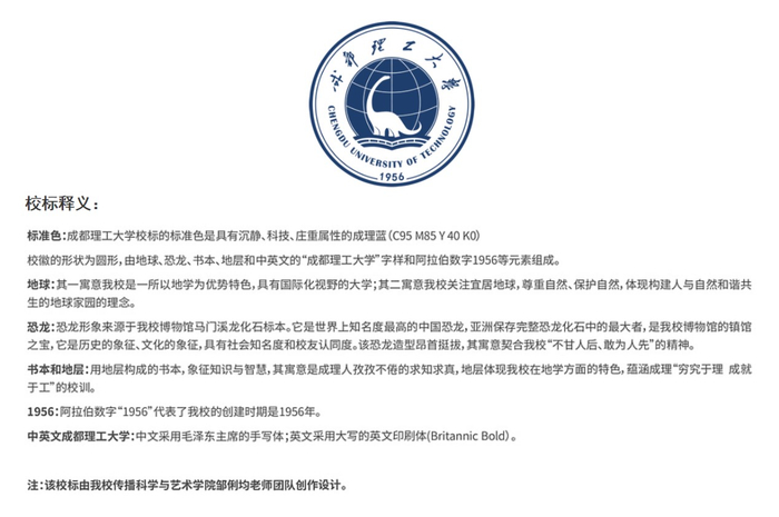 成都理工大学新校标。