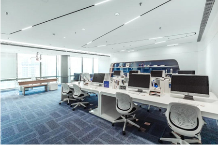 绿地IFC样板间-金融公司实景拍摄