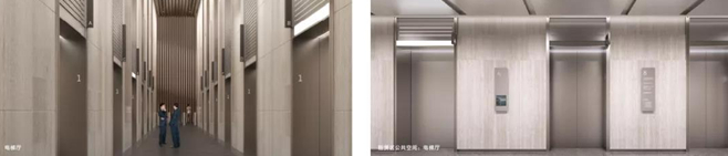 电梯厅效果图