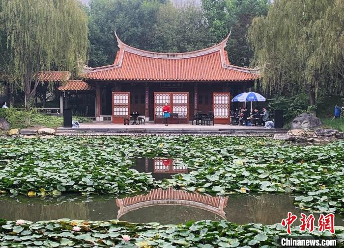 园林版京剧《书说·沙家浜》 中国戏曲文化周供图