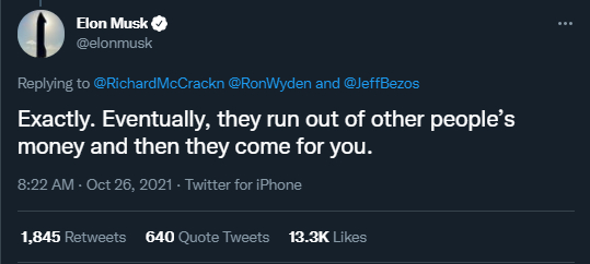 马斯克吐槽“向亿万富豪征税”提案