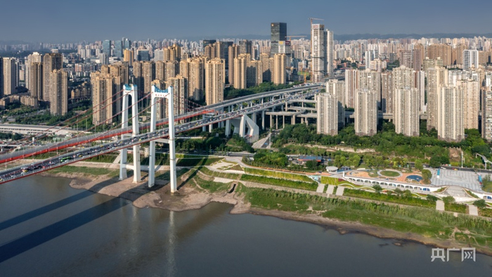 航拍九龙滩（央广网发 林同棪国际供图）