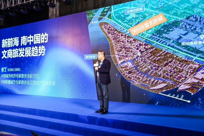 （中国城市经济专家委员会副主任宋丁进行分享，企业提供，央广网发）