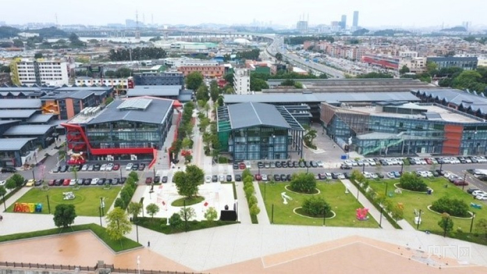 工美港·国际数字创新中心。（央广网记者 官文清摄）