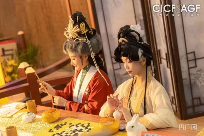 第十四届中国国际漫画节动漫游戏展现场。（央广网发 主办方供图）