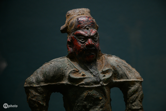 山西关公文化展:元代关公卧像实属罕见,关羽夫人坐像首次展出|坐像|卧