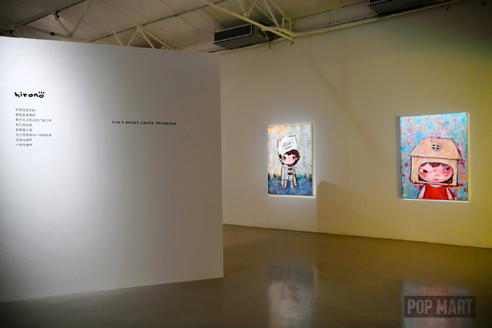 泡泡玛特举办的HIRONO小野首次线下艺术展