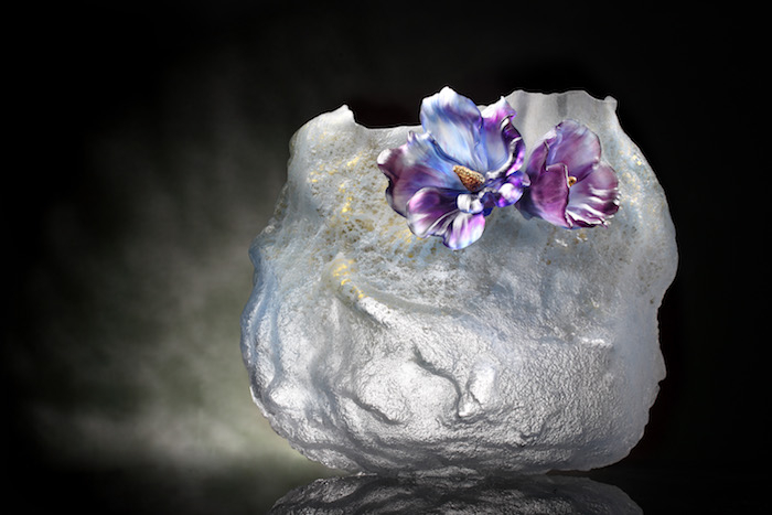 张毅作品《焰火禅心-木槿》