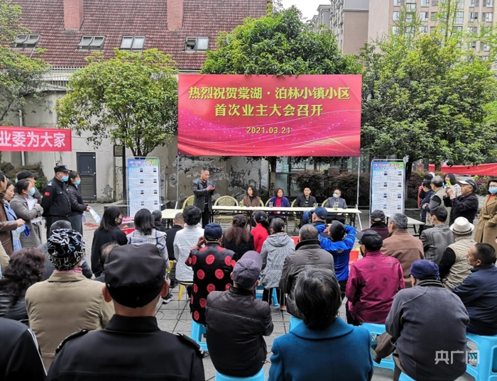 泊林小镇小区成功召开首次业主大会 冯港森 摄