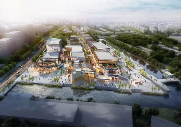 花家湾商业地块建成后效果图（央广网发 通讯员供图）