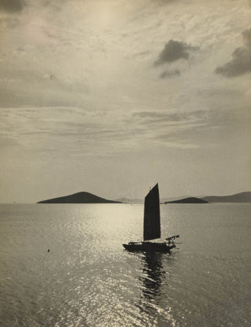 黄仲长，帆影，1930 年代，银盐纸基印章