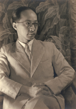 金石声，金石声握手自拍，1930 年代，银盐纸基