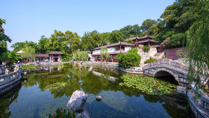 ▲黄鹤楼公园之鹅池