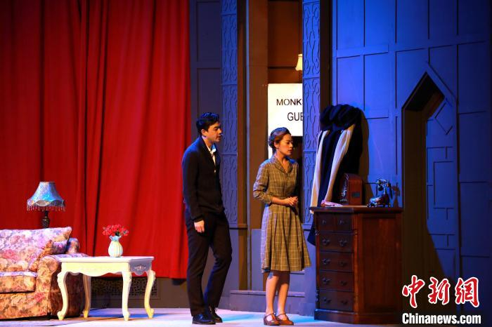 图为《捕鼠器》演出现场。　刘晓晓 摄