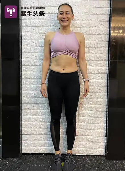 秦俭健身前的照片