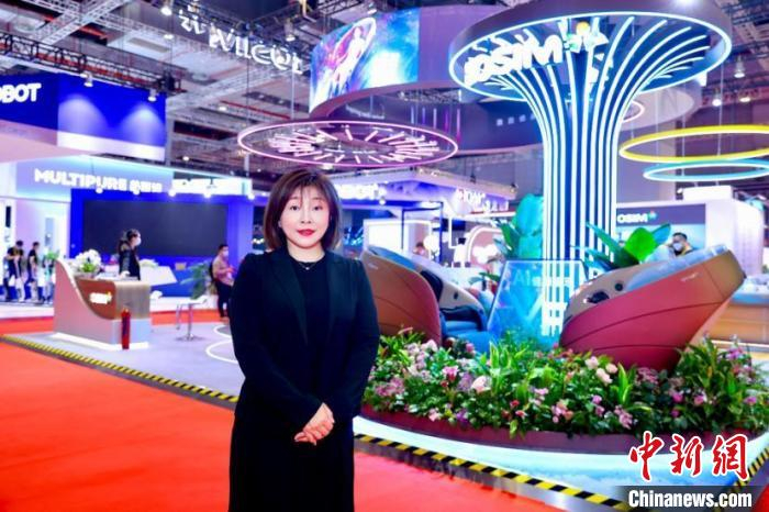 图为OSIM傲胜北亚区品牌管理营销副总经理林晓慧。　OSIM傲胜供图