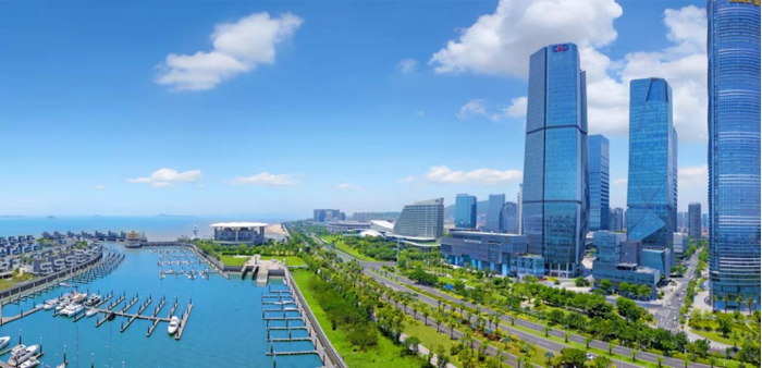 （建发国际大厦实景图，企业供图，央广网发）