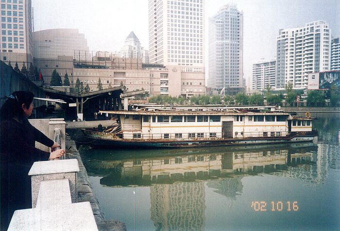 （《古运回望图》创作采风图片，企业供图，央广网发）