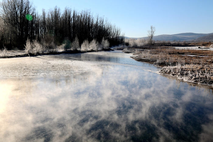 仿佛人间仙境般美景。呼中区委宣传部 供图
