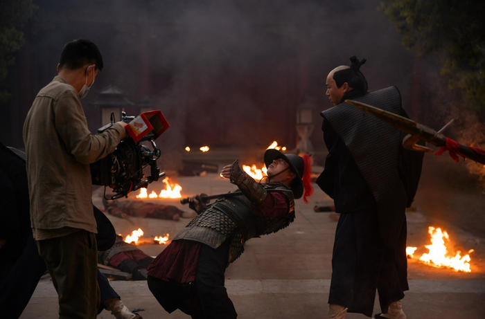 《紫禁城》拍摄现场