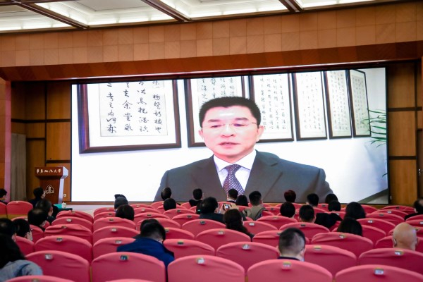 图说：海外嘉宾视频贺辞