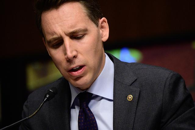 美国密苏里州共和党参议员乔西·霍利（Josh Hawley），图自澎湃影像 