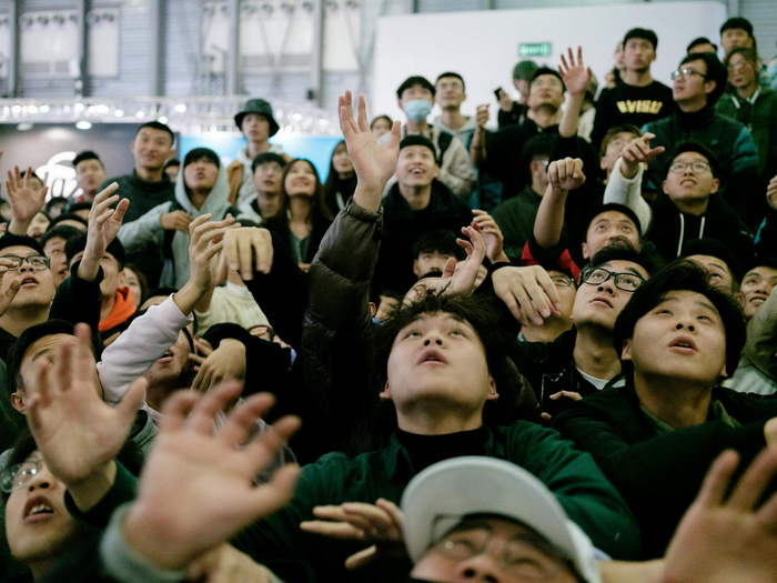 2019年冬，上海潮流展会。大城市总是让人趋之若鹜。澎湃新闻记者 周平浪 图