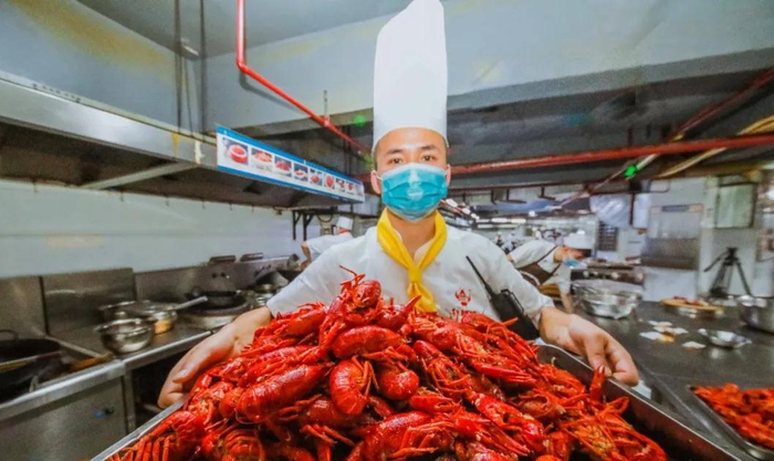 盱眙龙虾（央广网发 淮安融媒体中心供图）