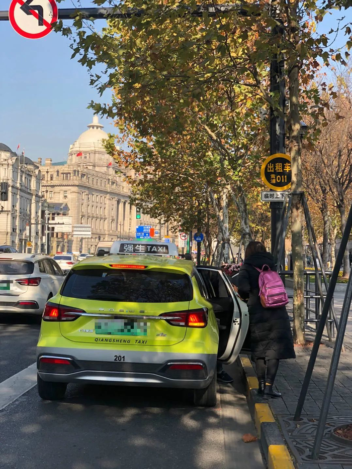 ▲出租车上下客点