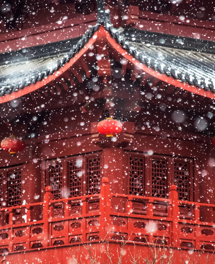 瑞雪兆丰年。摄影/杨默