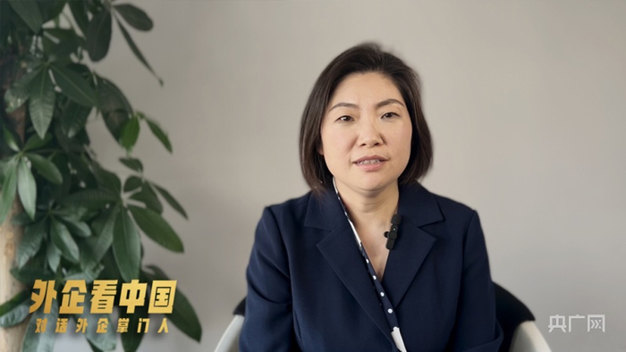 △SGS中国区总裁郝金玉接受总台记者专访