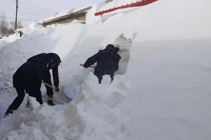 内蒙古通辽市库伦旗库伦镇受灾居民家（央广网发 受访者供图）
