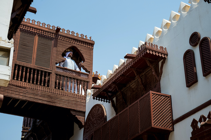 吉达老城建筑&nbsp; 视觉中国 图