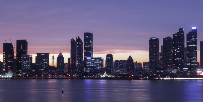 ▲青岛夜景。图/unsplash