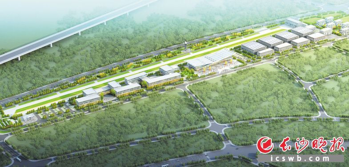 中国商飞长沙航空产业及研发基地效果图