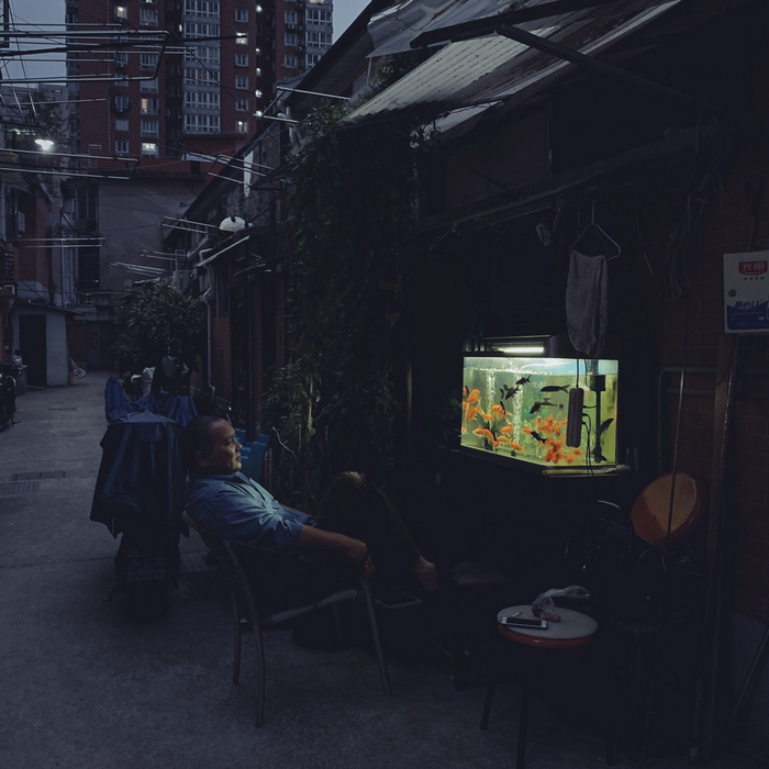 静安区，弄堂里休息的人。刘禹扬，2020