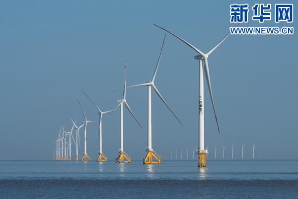 射阳龙源40万千瓦海上风电场现场