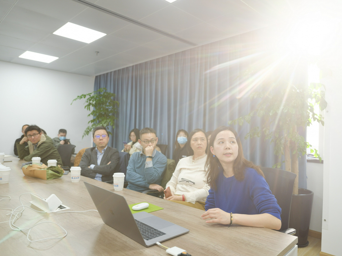 “城市的未来”分享会现场  本文图片均由澎湃新闻记者周平浪拍摄