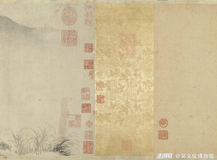 （明）唐寅《采莲图》，台北故宫博物院藏