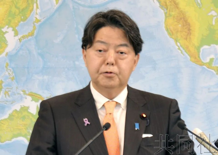 日本外相林芳正，图自日本共同社