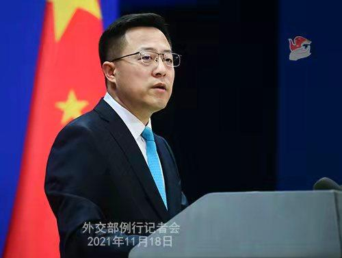 外交部发言人赵立坚 薛伟 摄