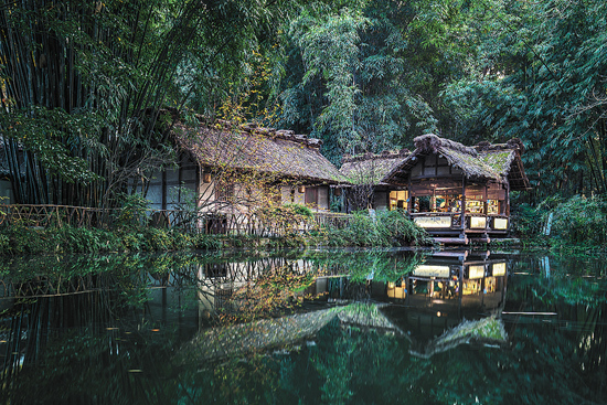     杜甫草堂。视觉中国供图