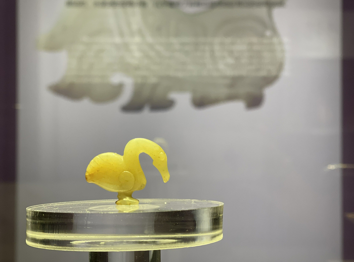 玉鹅 三门峡虢国博物馆藏 澎湃新闻记者  图