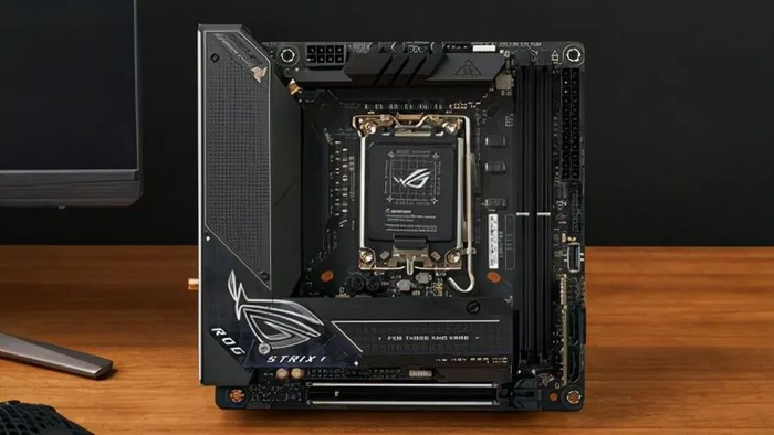 华硕rog strix z690-i gaming wifi主板图赏:12代的小钢炮来了