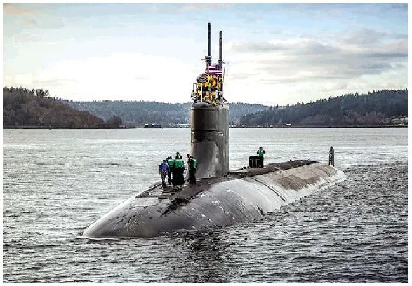 ▲资料图片：美国海军“海狼”级潜艇“康涅狄格”号。（美海军网站）