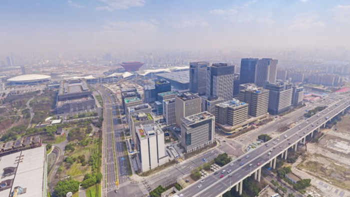 世博前滩。浦东新区提供