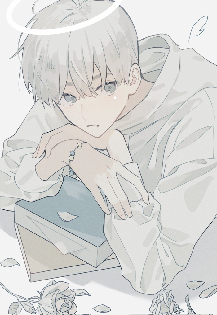 画师sanft最近又更新了几张小清新画风的男生们