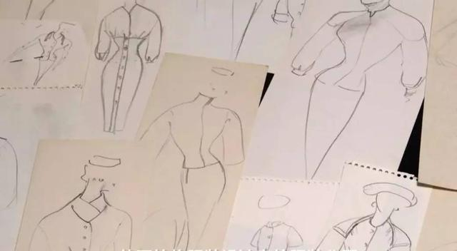 迪奥设计手稿（图片来源：网络） 
