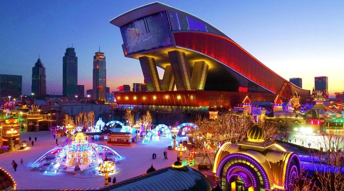 哈尔滨融创乐园。黑龙江省文化和旅游厅 供图