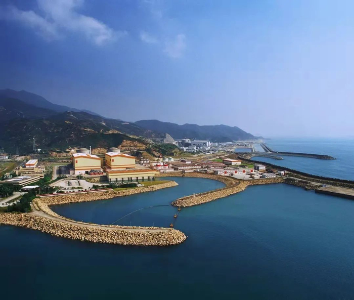 ▲位于广省东深圳市的大亚湾核电站